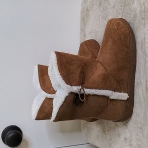 memory foam slipper boots
